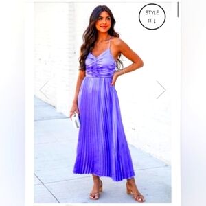 Pink Lily Lavender Midi dress